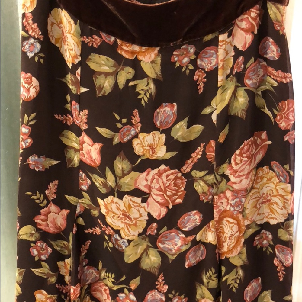 CAbi Floral Skirt